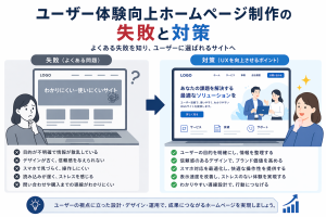 ユーザー体験向上ホームページ制作の失敗と対策
