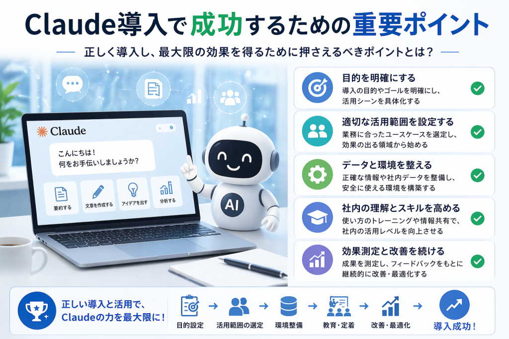 Claude導入で成功するための重要ポイント