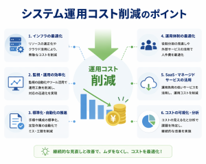 システム運用コスト削減のポイント