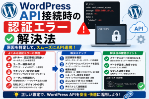 WordPress API接続時の認証エラー解決法