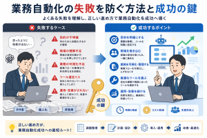 業務自動化の失敗を防ぐ方法と成功の鍵