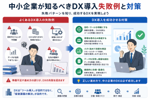 中小企業が知るべきDX導入失敗例と対策