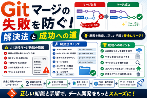 Gitマージの失敗を防ぐ！解決法と成功への道