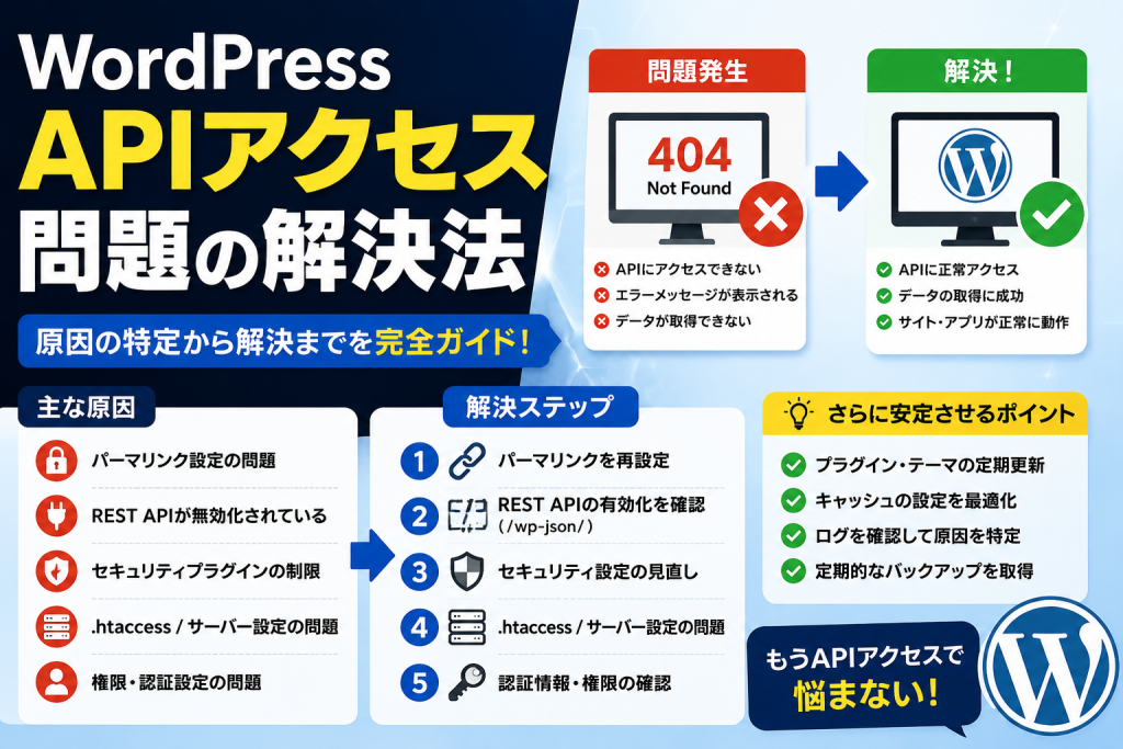 WordPress APIアクセス問題の解決法