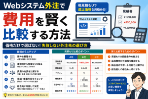 Webシステム外注で費用を賢く比較する方法